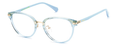 Premium Women Polaroid Eyeglasses: PLD D427/G - Azure Gold - SpecSMART Eye Clinic (Diagonal View)